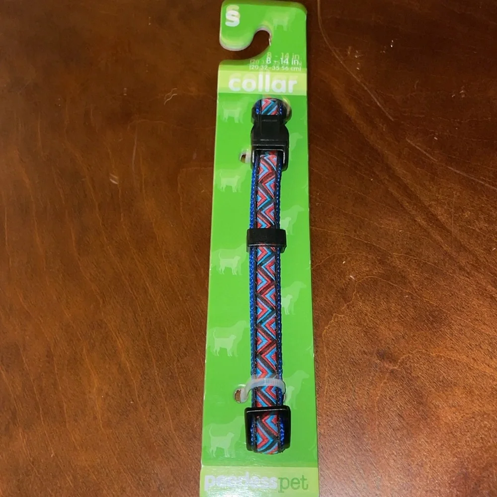 Lot of 3 Small 8-14” Peerless Pet Small Breed Dog Collar & 1 XS 6-8” Li’l Pets